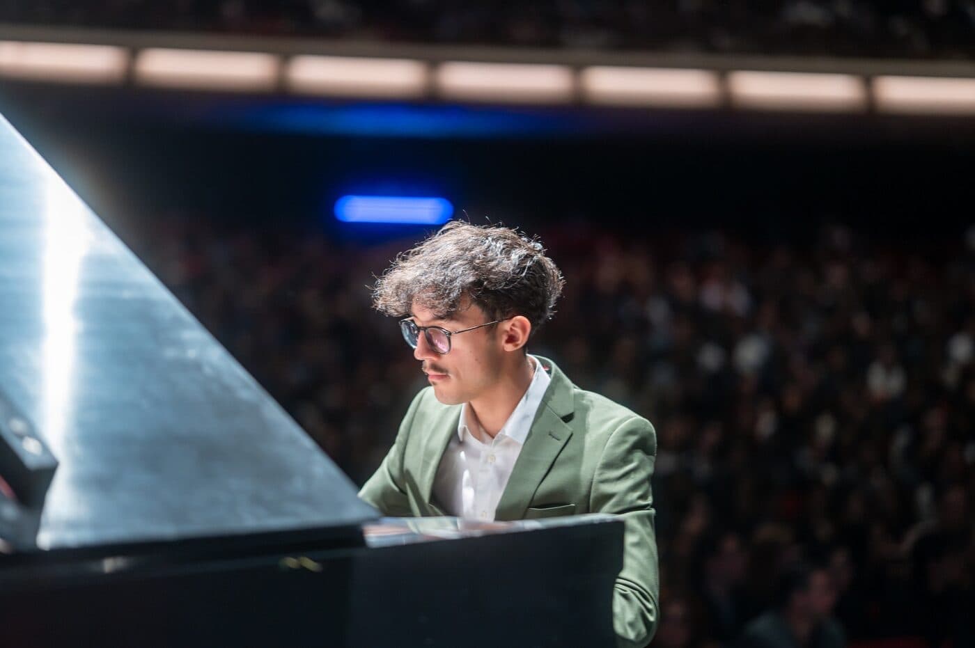 Pianiste lors d'un gala